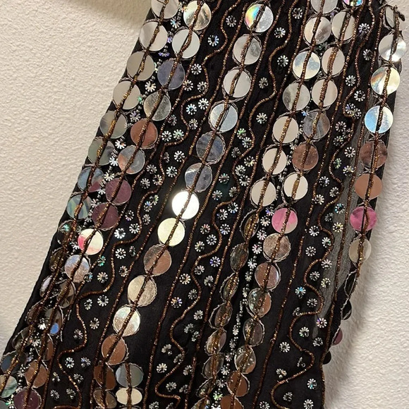 Scala woman’s beaded silk dress - Picture 5 of 13